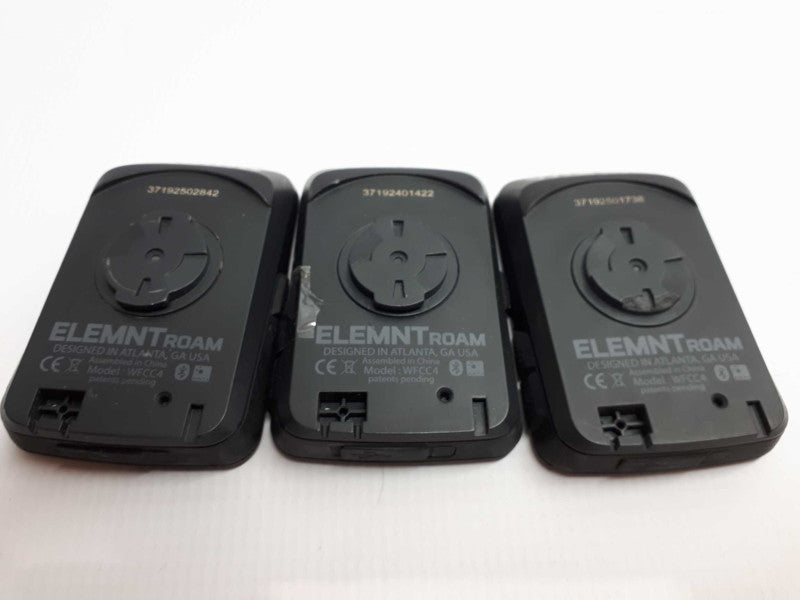3x Wahoo Elemnt Roam GPS Bike Computer - WFCC4 &