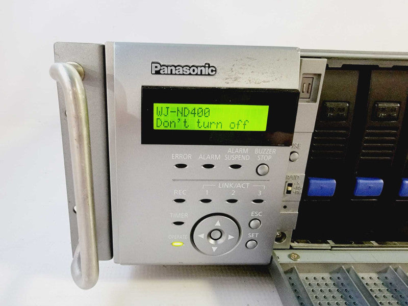 Panasonic Network Disk Storage Recorder WJ-ND400K no HDD (