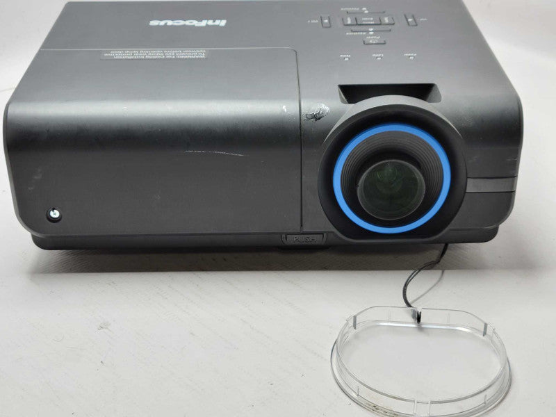 InFocus IN3118HD DLP Projector, 7615 Hours, Read _
