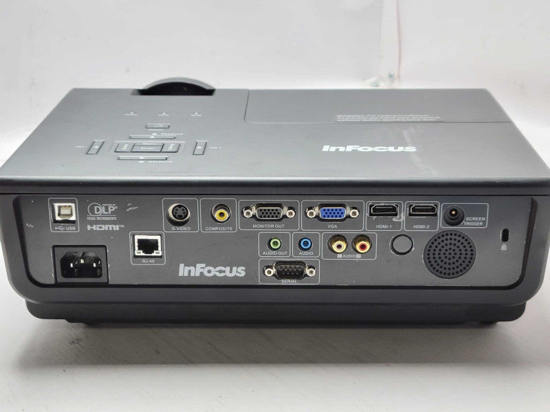 InFocus IN3118HD DLP Projector, 7615 Hours, Read _