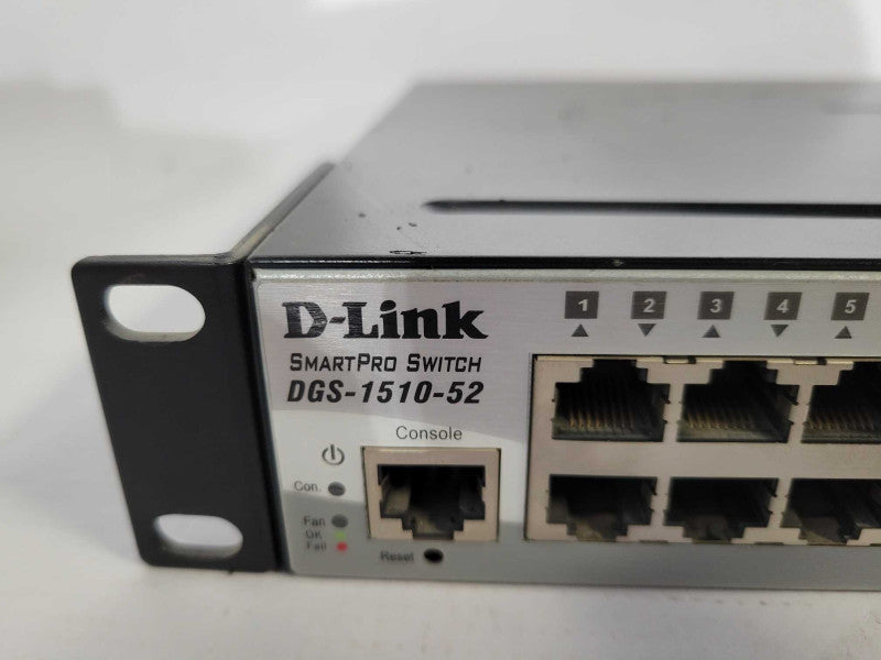 D-Link DGS-1510-52 Rackmount Gigabit Smart Stack Switch 48x
