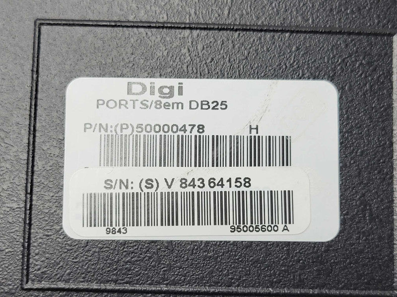 DIGI 50000478 PORTS/8EM DB25, Read _
