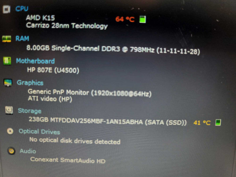 HP EliteBook 745 G3 AMD K15, 8GB DDR4, 256GB SSD Î²