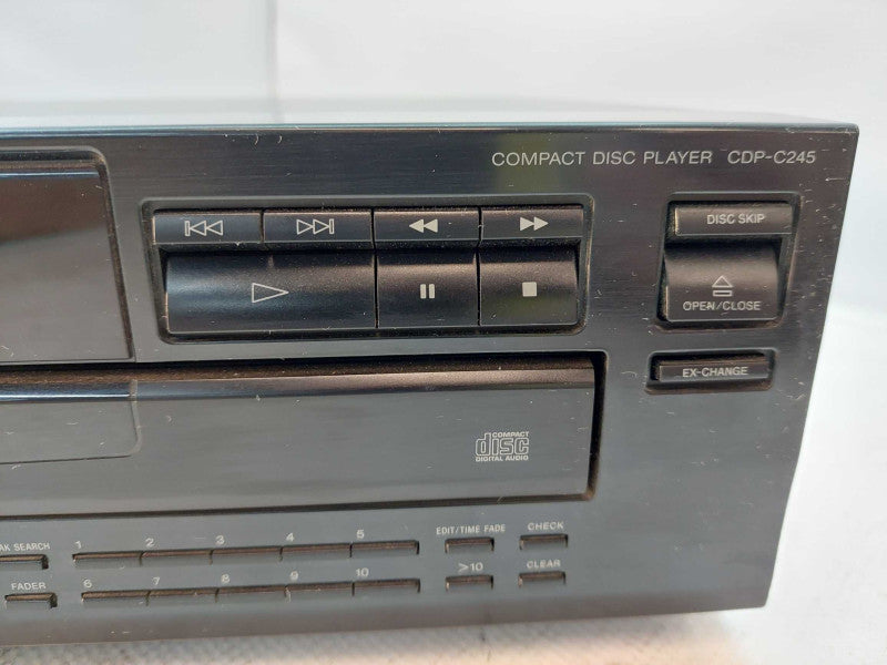 Sony Compact Disc Player 5 Disc Changer CDP-C245