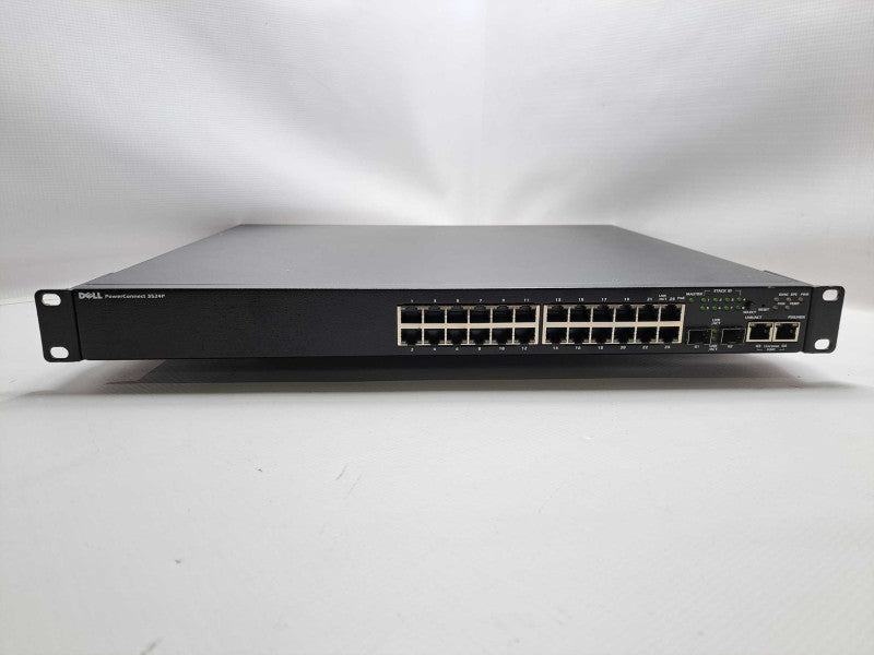 Dell PowerConnect 3524P 24 Port PoE Managed Fast Ethernet Switch 2x SFP )