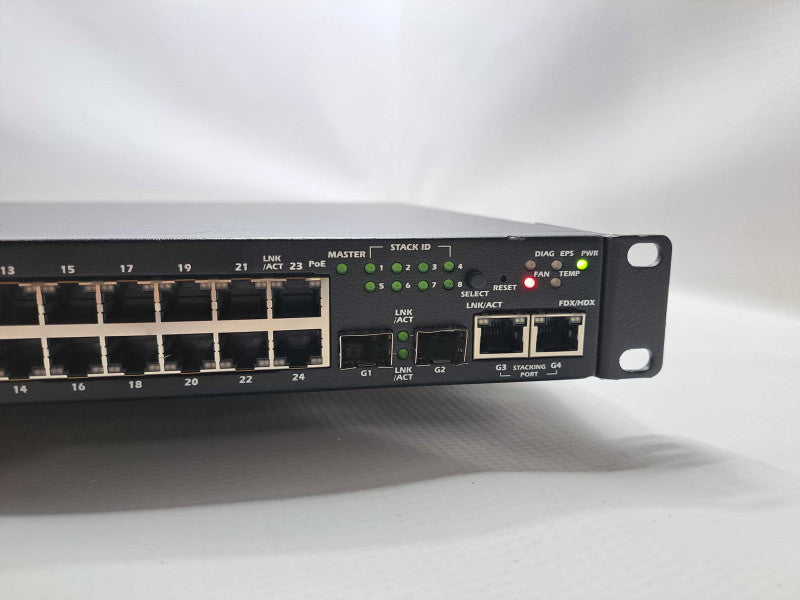 Dell PowerConnect 3524P 24 Port PoE Managed Fast Ethernet Switch 2x SFP )