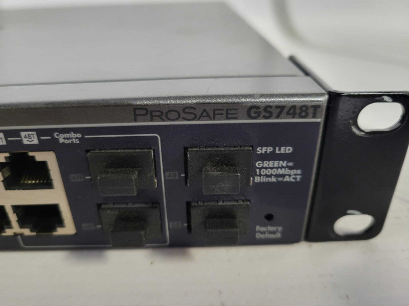 Netgear ProSafe GS748T 48 Port Gigabit Switch V4H2