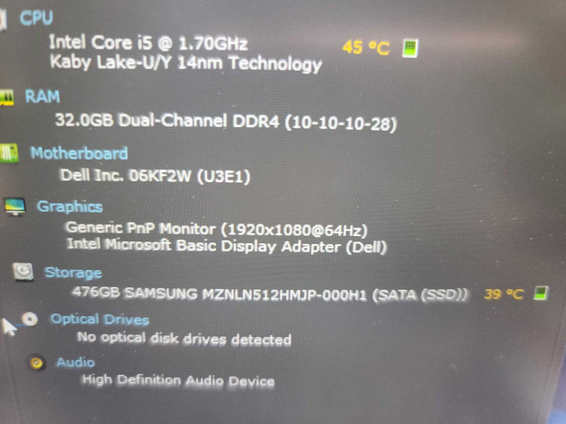 Dell Latitude 5410 13\\" i5-10310U, 32GB DDR4, 500GB SSD QÎ²