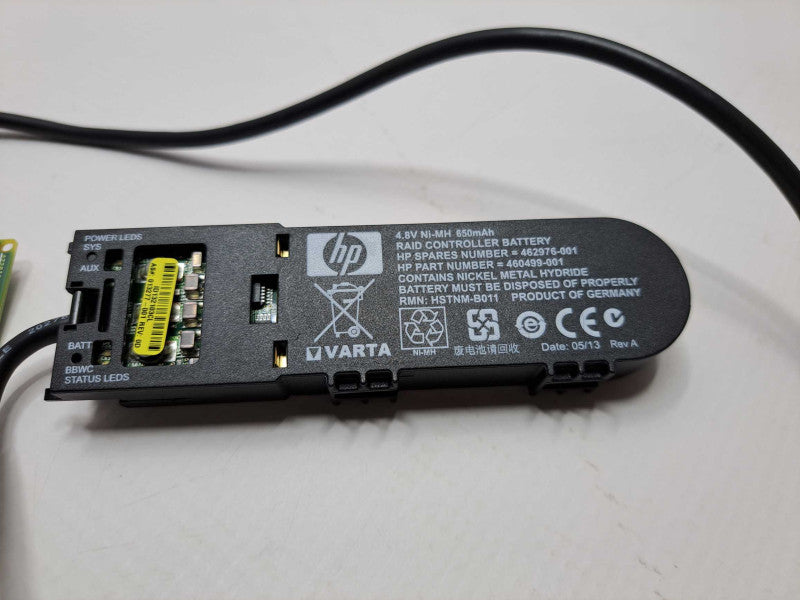 HP Raid Controller Battery 460499-001 With Cable and 512MB Module 013224-002 )