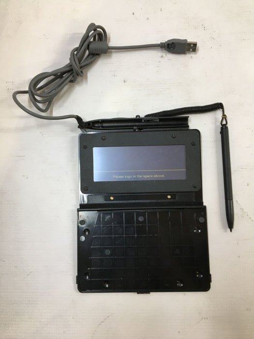 Topaz SigLite Model T-S461-HSB-R Electronic Signature Capture Pad & Pen READ! Q