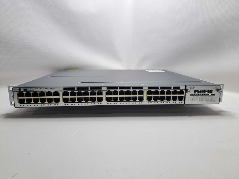 CISCO WS-C3750X-48PF-S Catalyst 48 Port Switch w/ 2x C3KX-PWR-350WAC Q)