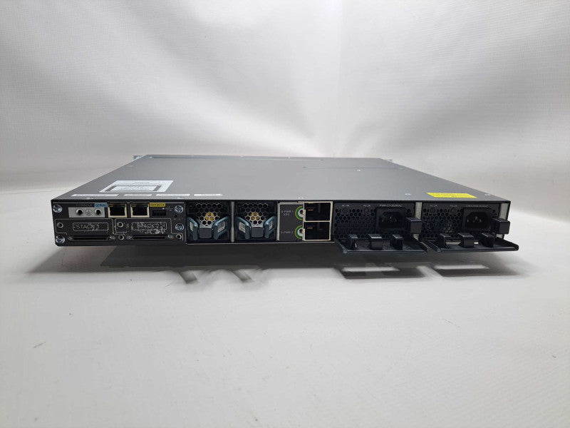CISCO WS-C3750X-48PF-S Catalyst 48 Port Switch w/ 2x C3KX-PWR-350WAC Q)