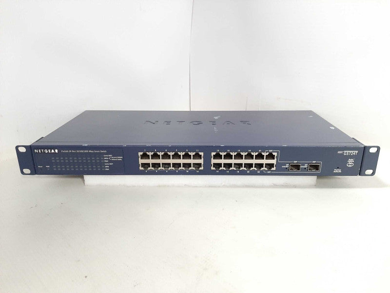 NetGear Prosafe 24 Port Gigabit Network Switch GS724T V2 $