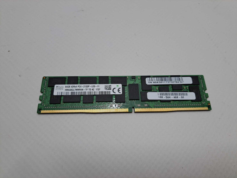 SK Hynix 64GB 4DRx4 PC4-2133P Server Memory - HMAA8GL7MMR4N Q)