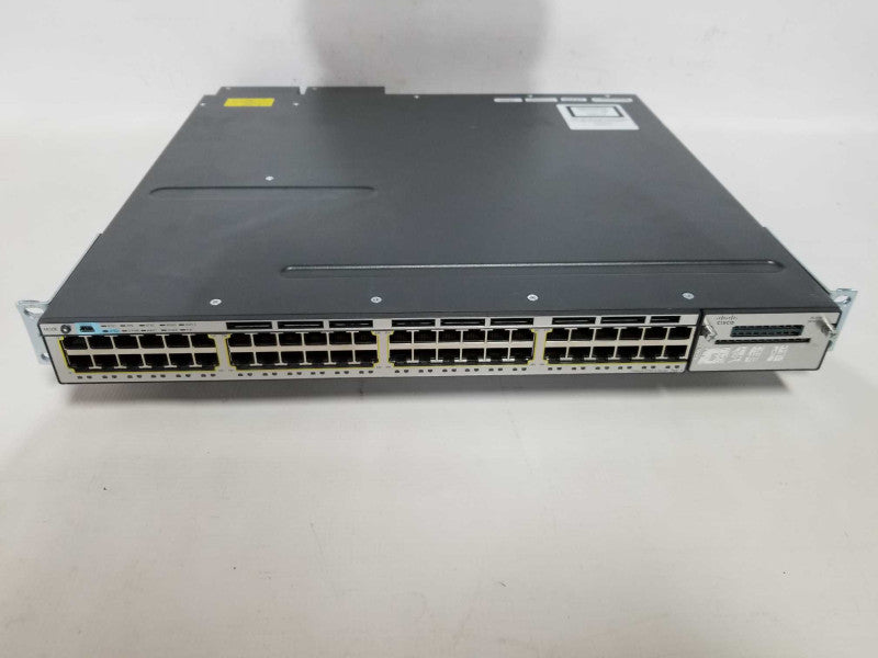 Cisco Catalyst WS-C3750X-48PF-S 48 Port PoE+ Gigabit Switch  Q#