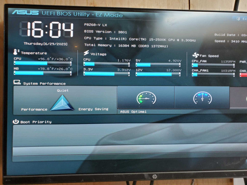 Custom PC - Intel i5-2500k @ 3.30 GHZ 16GB DDR3, GTX 750 500W PSU