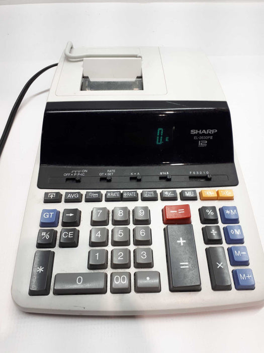 Sharp EL-2630PIII Heavy-Duty Electronic Printing Calculator &