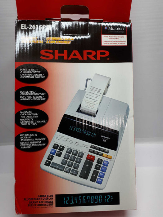 New Sharp EL-2615PIII Heavy-Duty Electronic Printing Calculator &