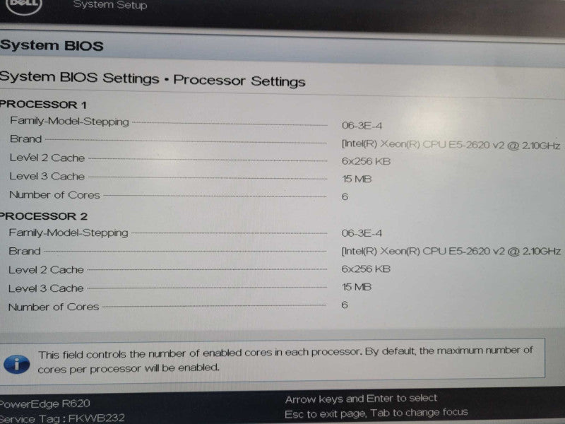 Dell PowerEdge R620 Server 2x Xeon E5-2620 V2 2.10GHz 56GB Ram H710 mini RAID Q