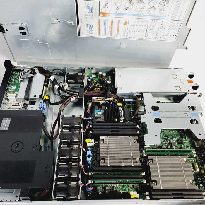 Dell PowerEdge R430 2x Xeon E5-2630 v3 @ 2.40GHz 32GB DDR4 H730 Mini 2x PSUs =