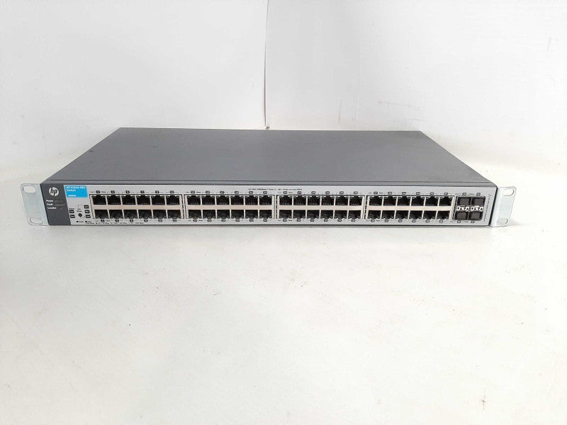HP J9660A V1810-48G 48 Port Gigabit Network Switch with Rack Mount Ears Q $
