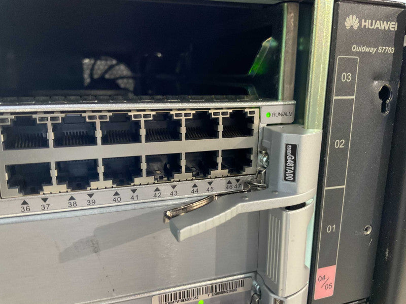 Huawei Quidway s7703 1x G48TA00 & 2x MCUA00 modules READ  -