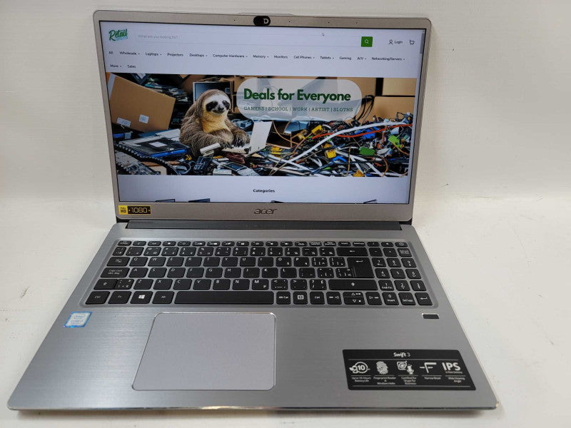Acer Swift 3 SF315 i7-8550U @ 1.80GHz, 16GB DDR4, 512GB SSD QÎ²