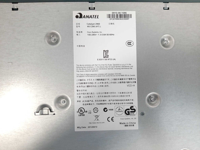 Cisco Catalyst 2960 Switch WS-C2960-24TC-L $