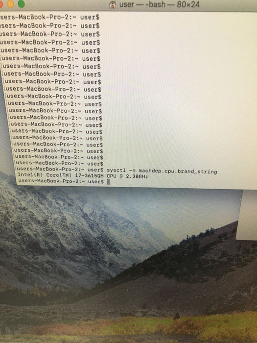 Apple Mac mini Late 2012 Intel Core i7-3615QM @ 2.3 GHz 8 GB RAM 1 TB HDD