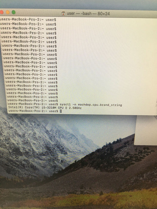 Apple Mac mini Late 2-12 Intel Core i5-3210M @ 2.5 GHz 8 GB RAM 500 GB HDD