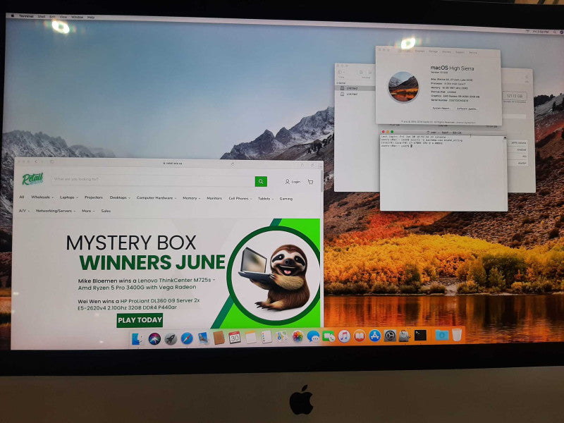 Apple iMac 27\\" Late 2015 i7-6700K Radeon R9M390 2GB 16GB RAM 128GB/ 2TB READ