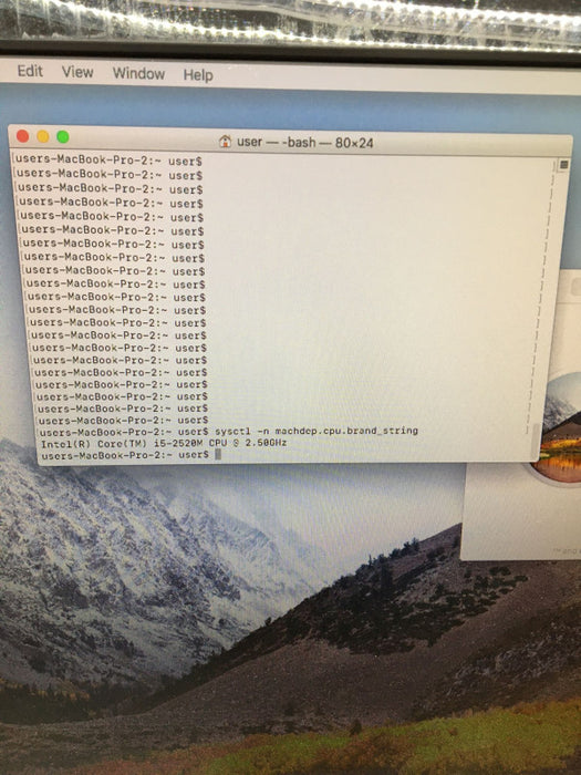 Apple Mac mini Mid 2011 Intel Core i5-2520M @ 2.5 GHz 8 GB RAM 500 GB HDD