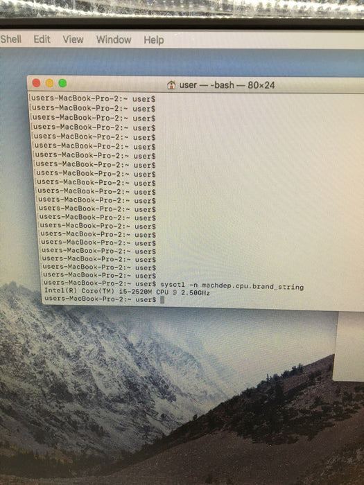 Apple Mac mini Mid 2011 Intel core i5-2520M @ 2.5 GHz 8 GB RAM 750 GB HDD