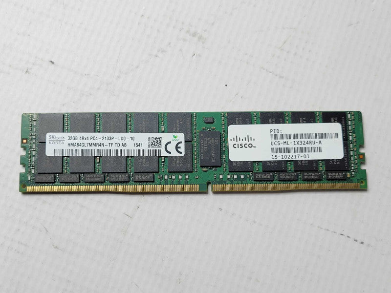 SkHynix/Cisco 32GB 4Rx4 PC4-2133P-LD0 DDR4 Server Memory Q_