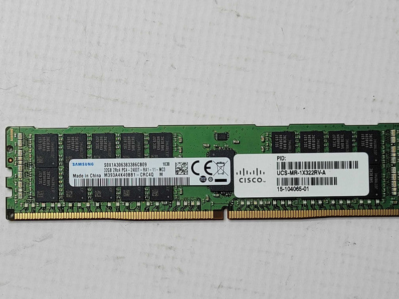 Samsung/Cisco  32GB 2Rx4 PC4-2400T-RA1 DDR4 Server Memory Q_