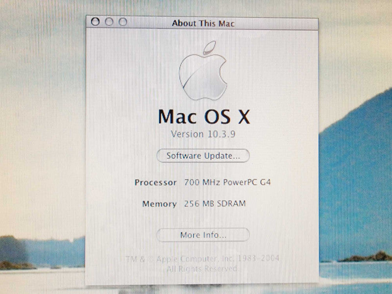 Vintage Apple iMac M6498 G4 @ 700 256MB RAM, 40GB HDD 15ââ  (