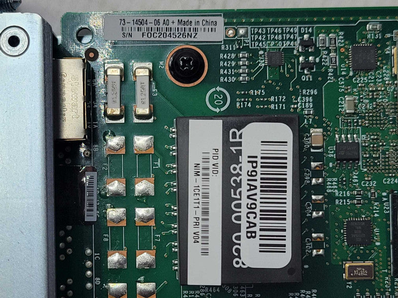 CISCO NIM-1CE1T1-PRI 1-Port Multi-flex Trunk Voice/Channelized T1/E1 Module _
