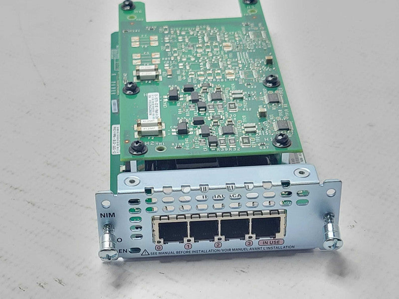 Cisco NIM-4FXO 4-Port Analog Voice Module for ISR 4000s _