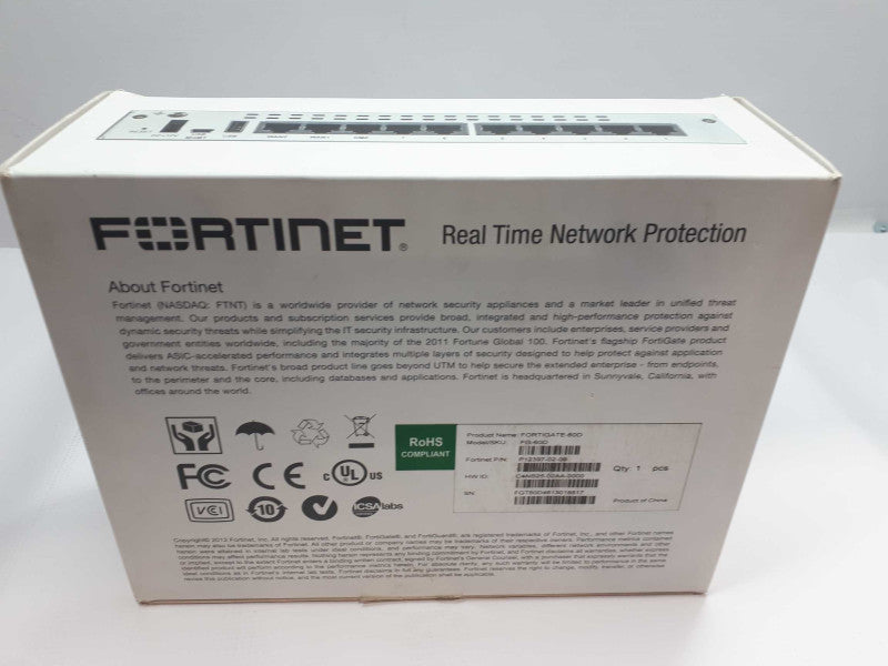 Fortinet FortiGate FG-60D-POE Firewall &