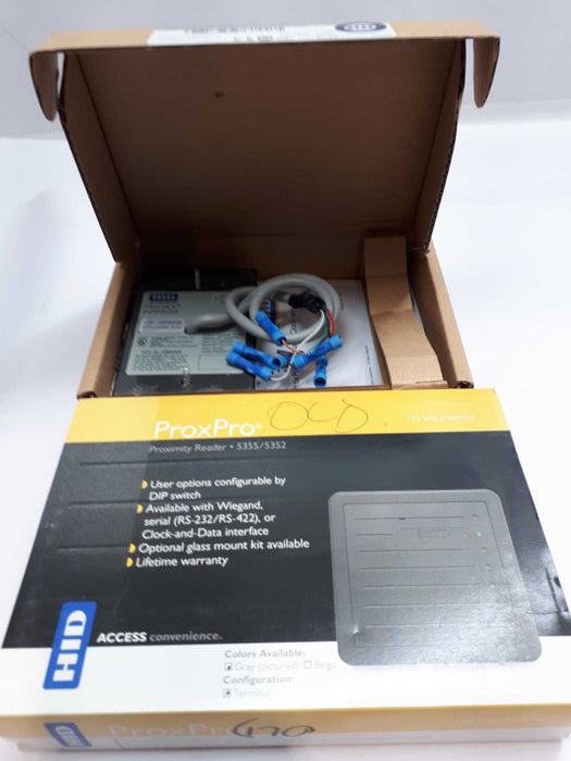 HID ProxPro Proximity Card Reader 5355AGN00 Q&