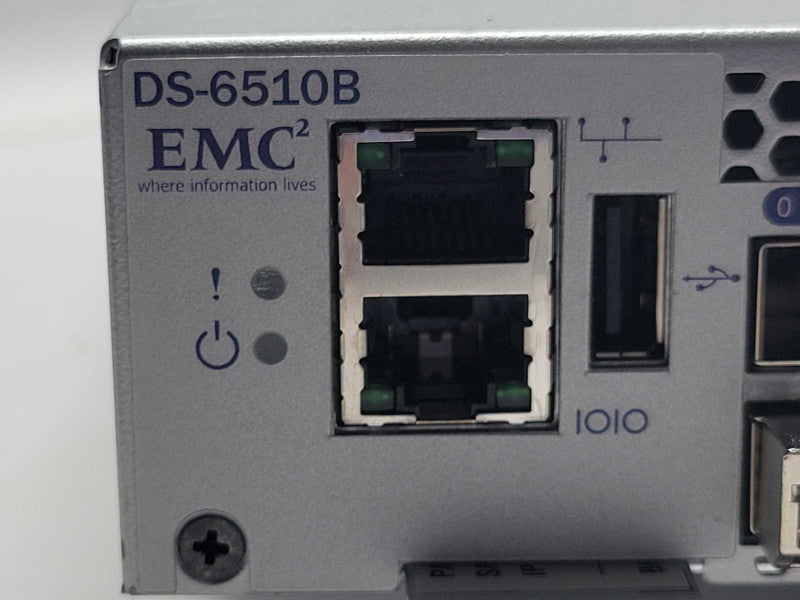 Brocade EMC 6510 DS-6510B 48-Port 16Gb FC Switch EM-6510-24-16G-R 24-Port Act _