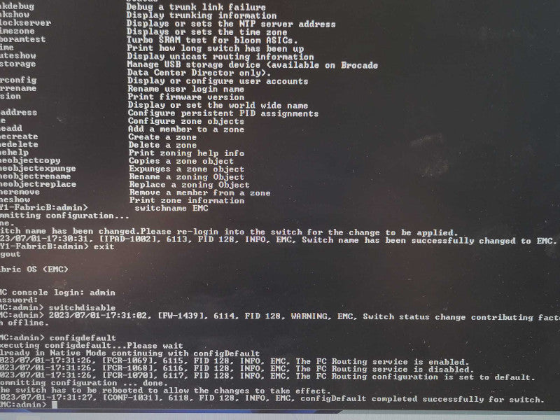 Brocade EMC 6510 DS-6510B 48-Port 16Gb FC Switch EM-6510-24-16G-R 24-Port Act _