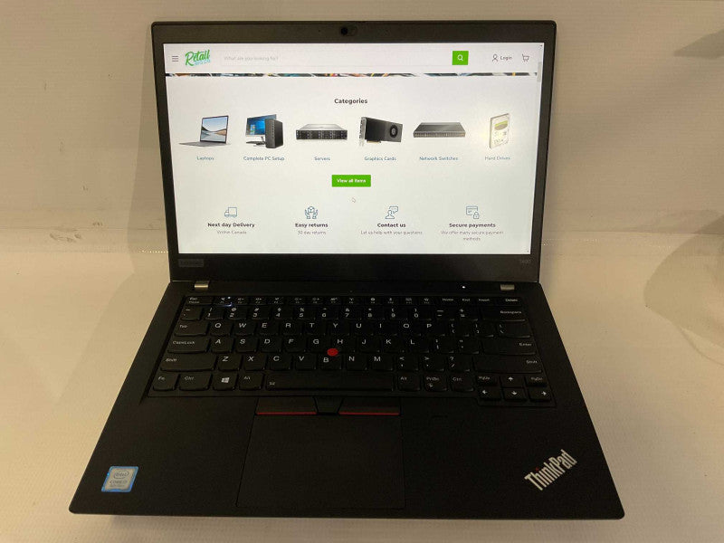 Lenovo T490 Intel i7-8565U @1.80GHz 16GB RAM 512GBGB NVMe SSD -