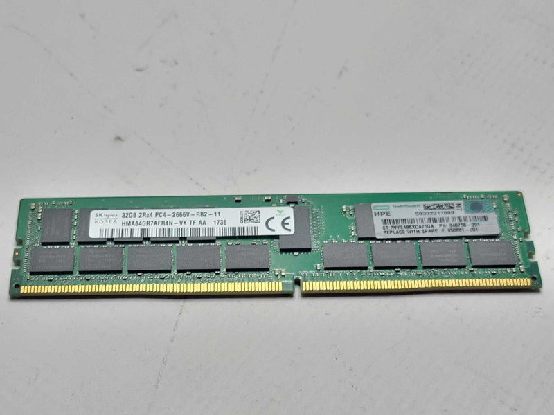 SKhynix HMA84GR7AFR4N-VK 32GB 2Rx4 PC4-2666V-RB2 DDR4 Server RAM Q_
