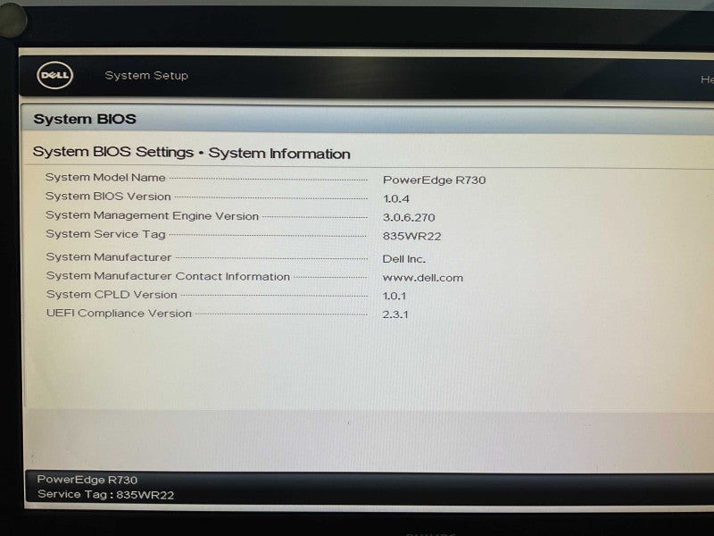DELL PowerEdge R730 2x Intel E5-2650 0 @2.00GHz 128GB DDR4 H730 mini RAID  -