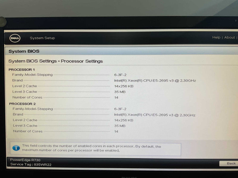 DELL PowerEdge R730 2x Intel E5-2650 0 @2.00GHz 128GB DDR4 H730 mini RAID  -