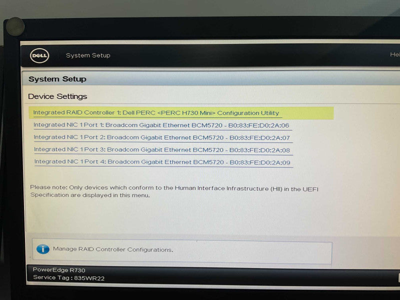 DELL PowerEdge R730 2x Intel E5-2650 0 @2.00GHz 128GB DDR4 H730 mini RAID  -