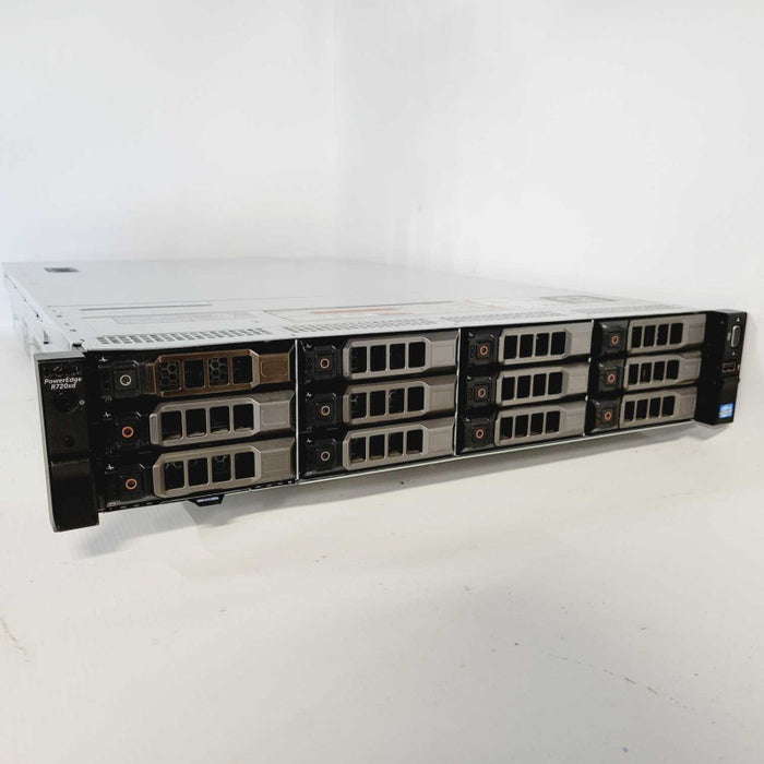 Dell PowerEdge R720xd Xeon E5-2609 V2 @ 2.50GHz 10G 48gb DDR3 H710P Mini =