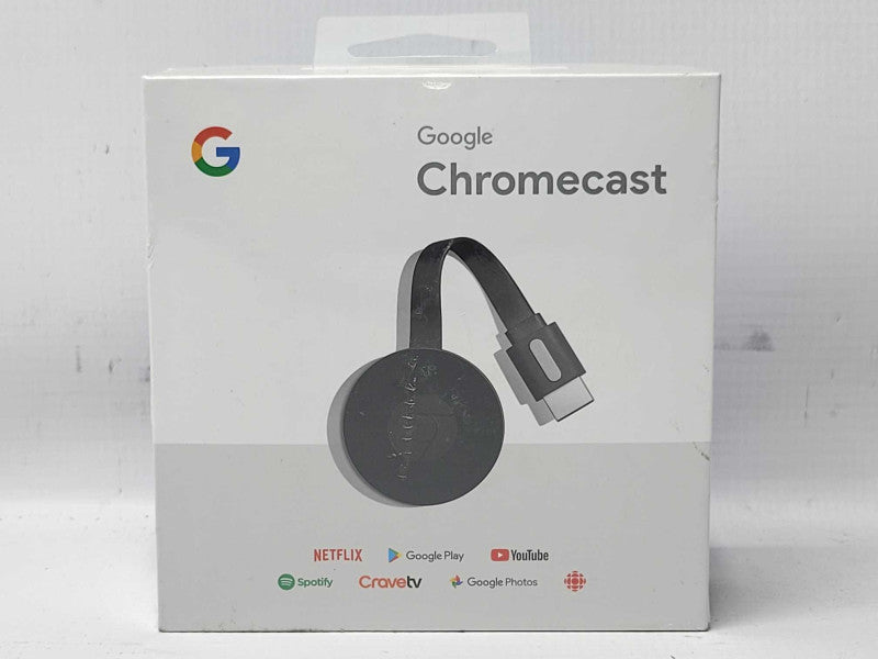 Google Chromecast 3rd Gen Digital HDMI Media Streaming Device GA3A00097-A03-Z _