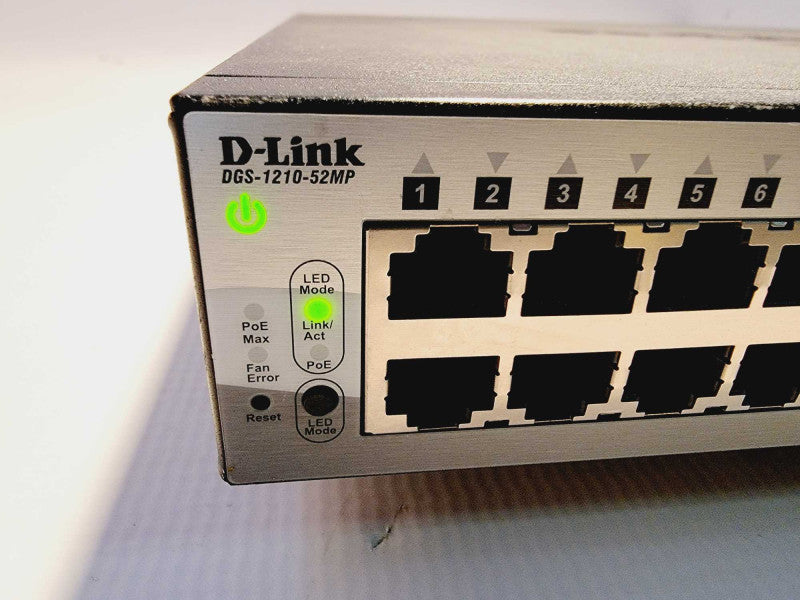 D-Link Dgs-1210-52Mp 48-Port Gigabit Smart Managed Poe Switch (